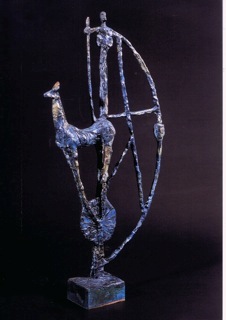Staub der Wächter 1998 /23 Bronze Auflage 7 59 x 30 x 7 cm - Patrick Feldmann